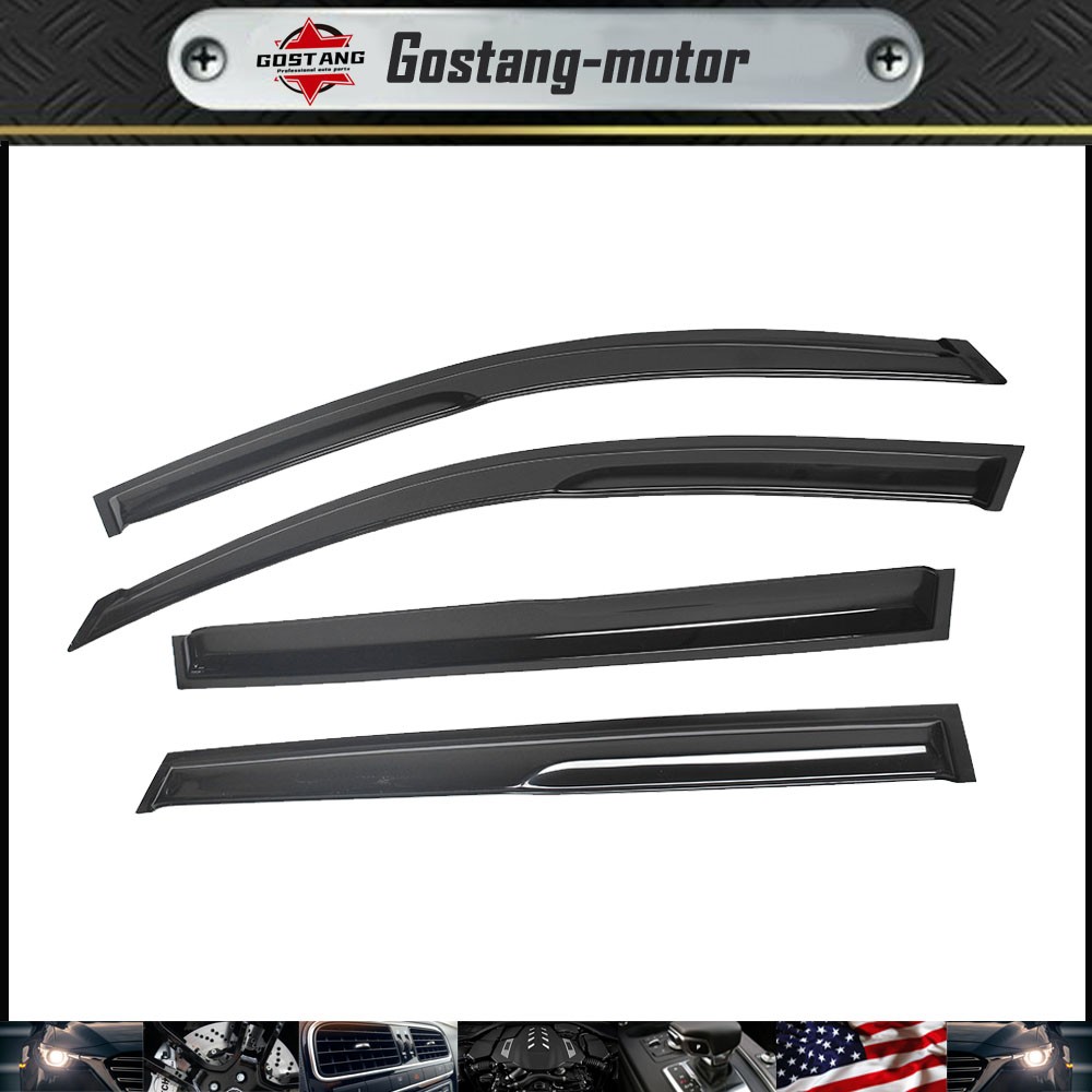 Visor Guard For Toyota Rav4 2006-07 08-12 Vent Shade Reinforced Acrylic Black