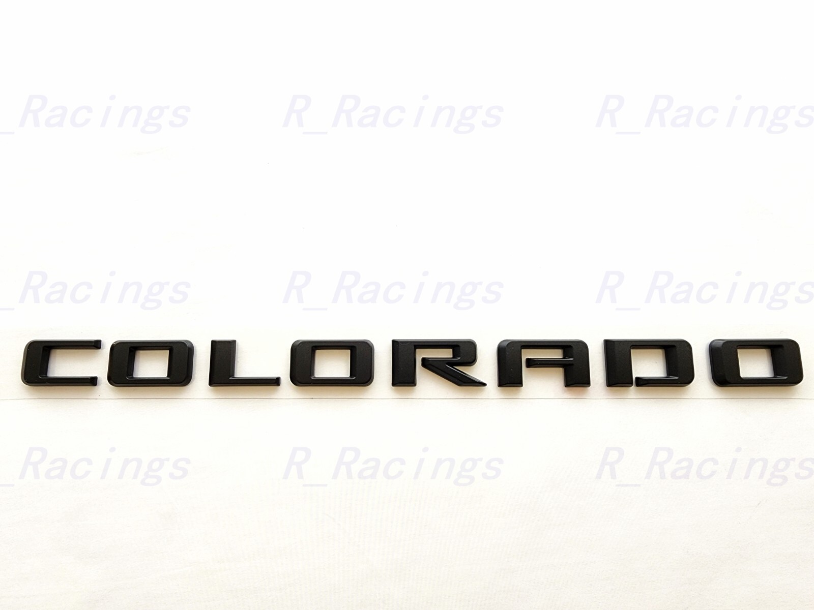 3PCS Matte black Side Door Rear Tailgate Colorado Letter Emblem 2021-2022 Colora