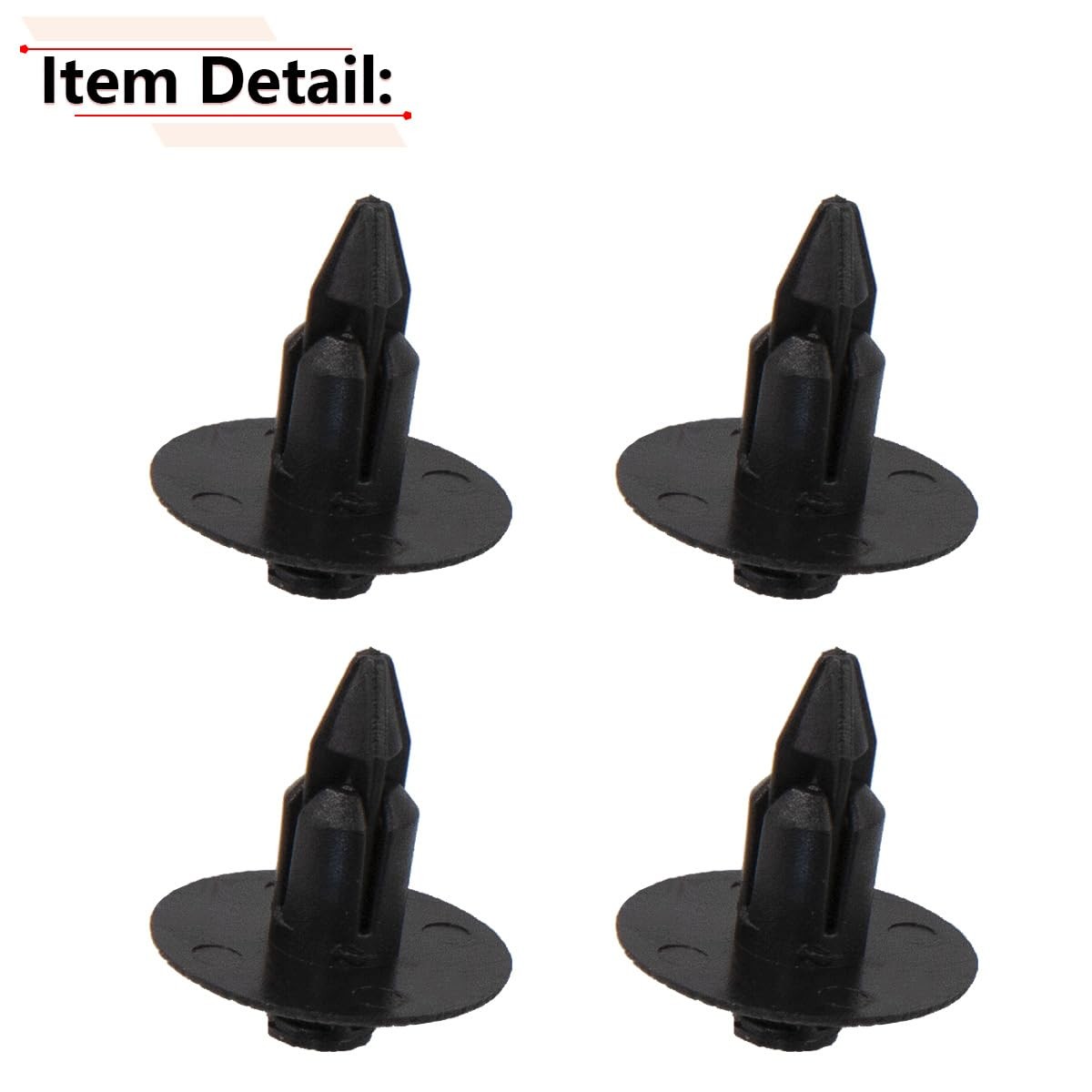 RLBHILON 4PCS Interior Door Panel Trim Board Clips Compatible with Toyota 4ru…