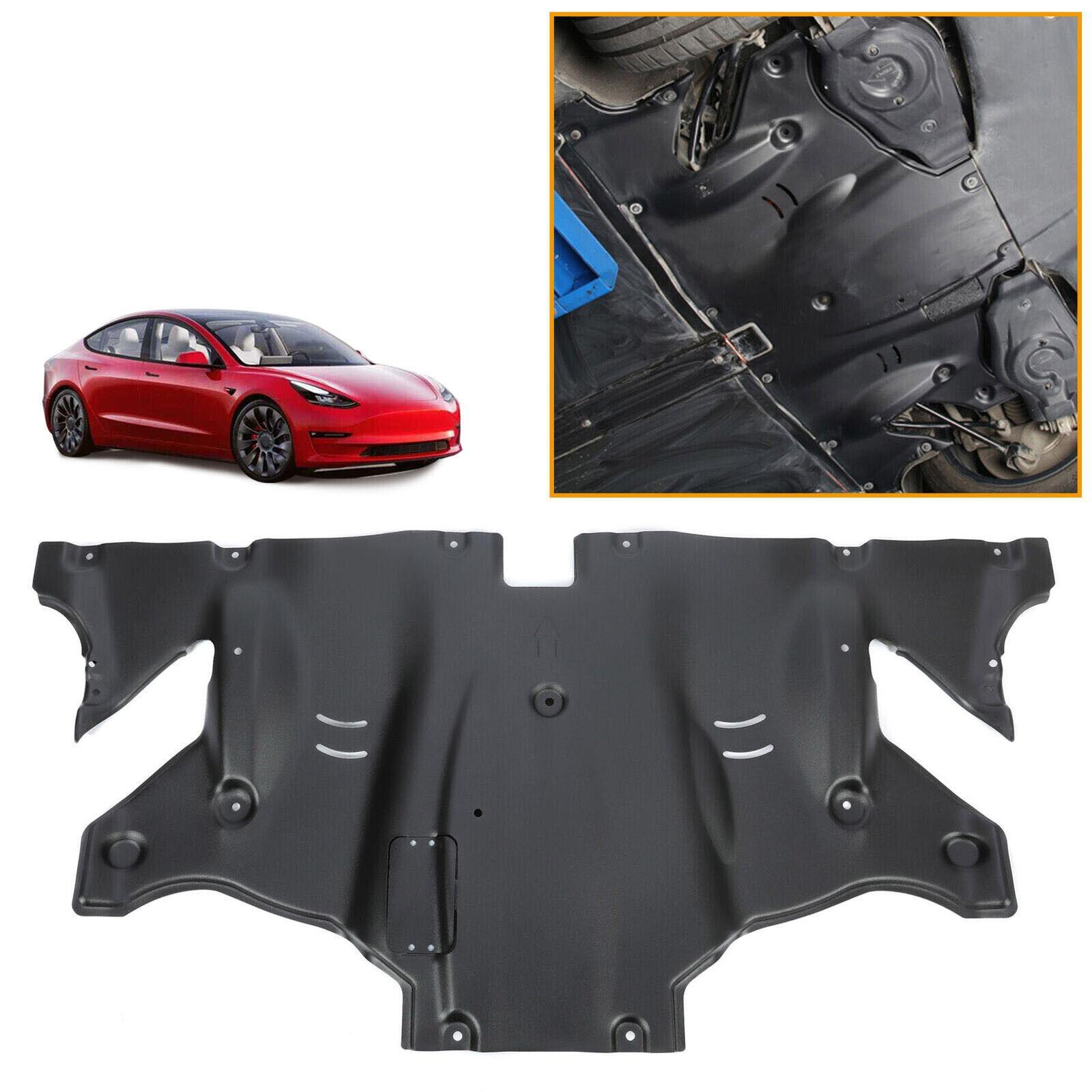 Rear Skid Plate Under Engine Guard Cover For 2017 2018-2024 Tesla Model 3 & Y