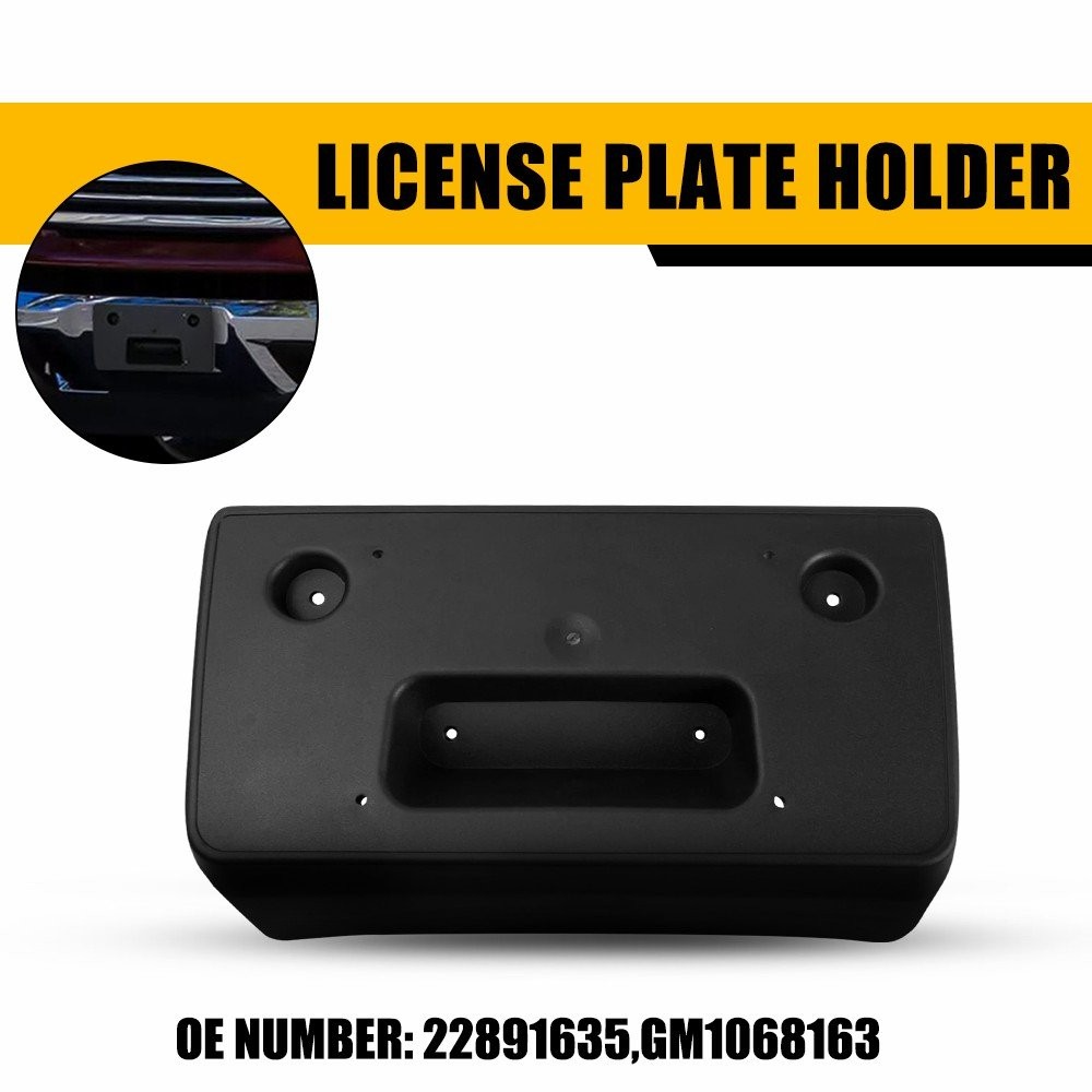 For Chevrolet Colorado 2015-2020 Black Front License Plate Tag Holder Bracket US