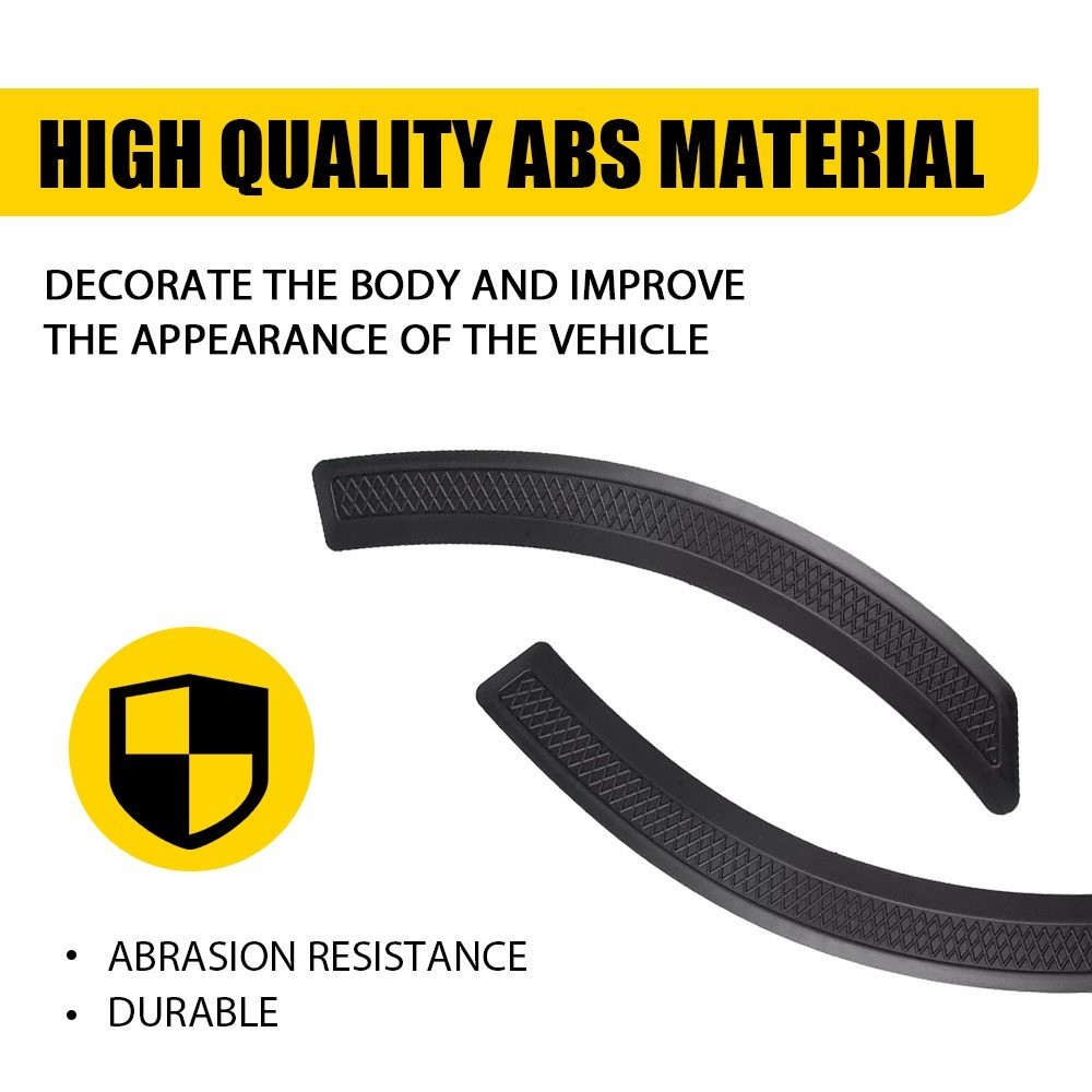 2X Black Front Fender Side Vent Cover For Mitsubishi Lancers 2002 03-2016 Evo EV