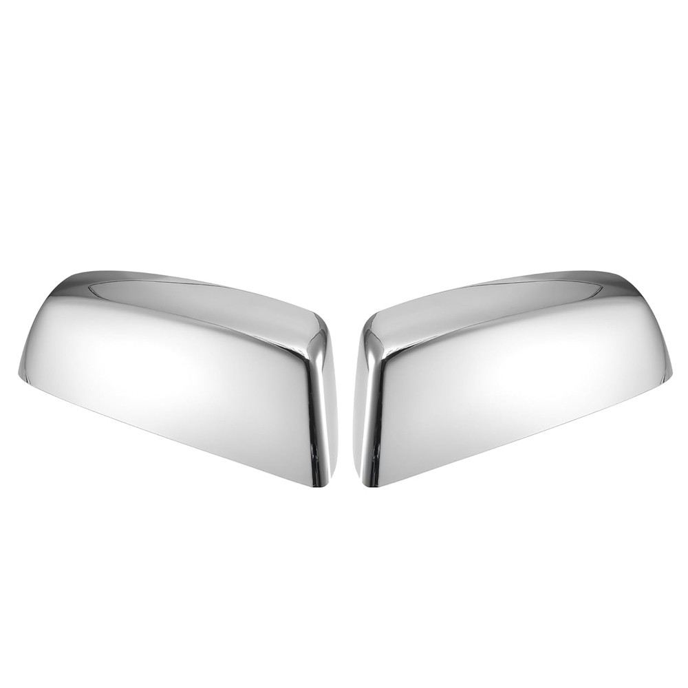 Fits 2014~2018 Chevy Silverado / GMC Sierra CHROME Top Half Mirror Covers Cap 2X