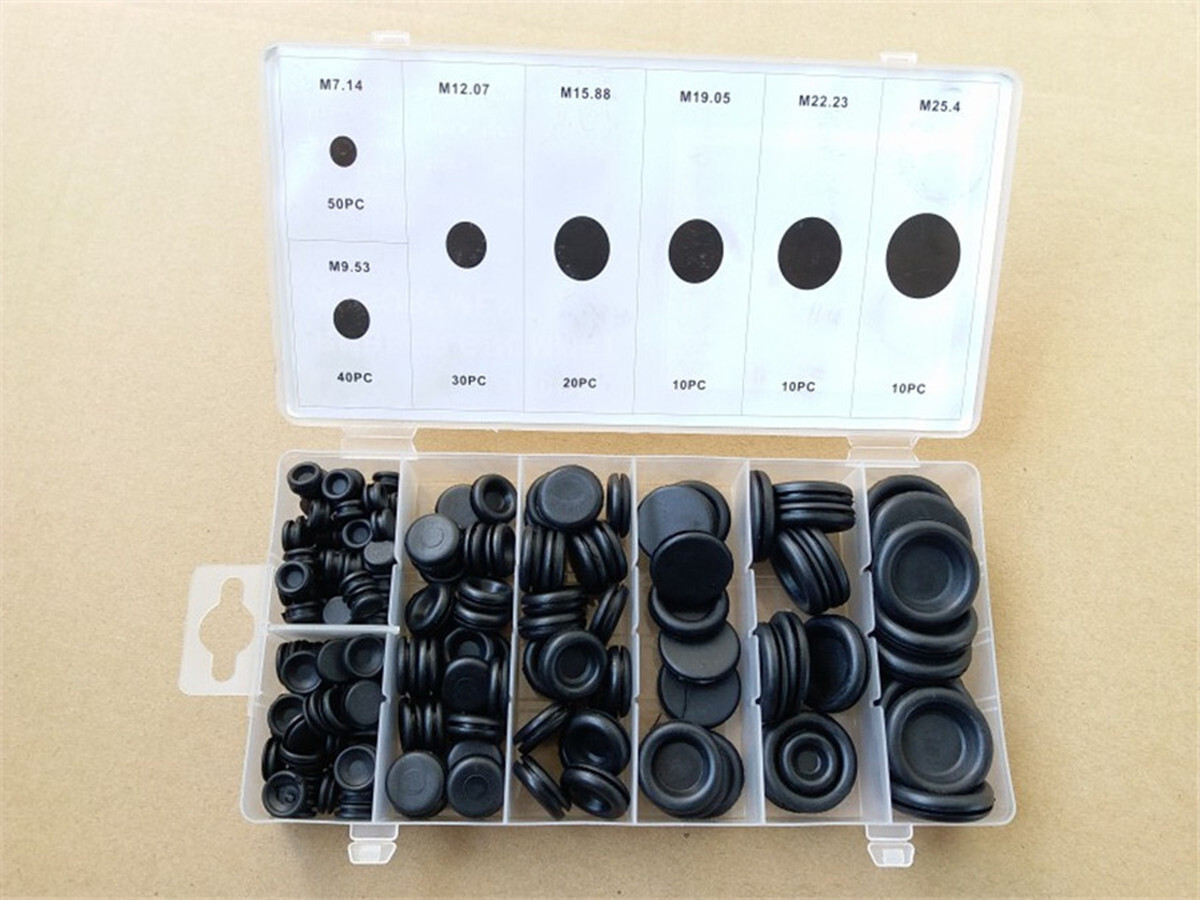 Rubber Grommet Assortment Kit Set Firewall Hole Electrical Wire Gasket 170Pcs