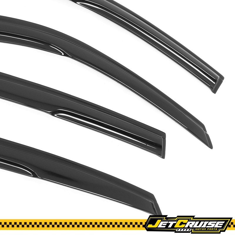 Fits 22-24 Honda Civic Mug Style Acrylic Window Visors Rain Sun Guard Deflector