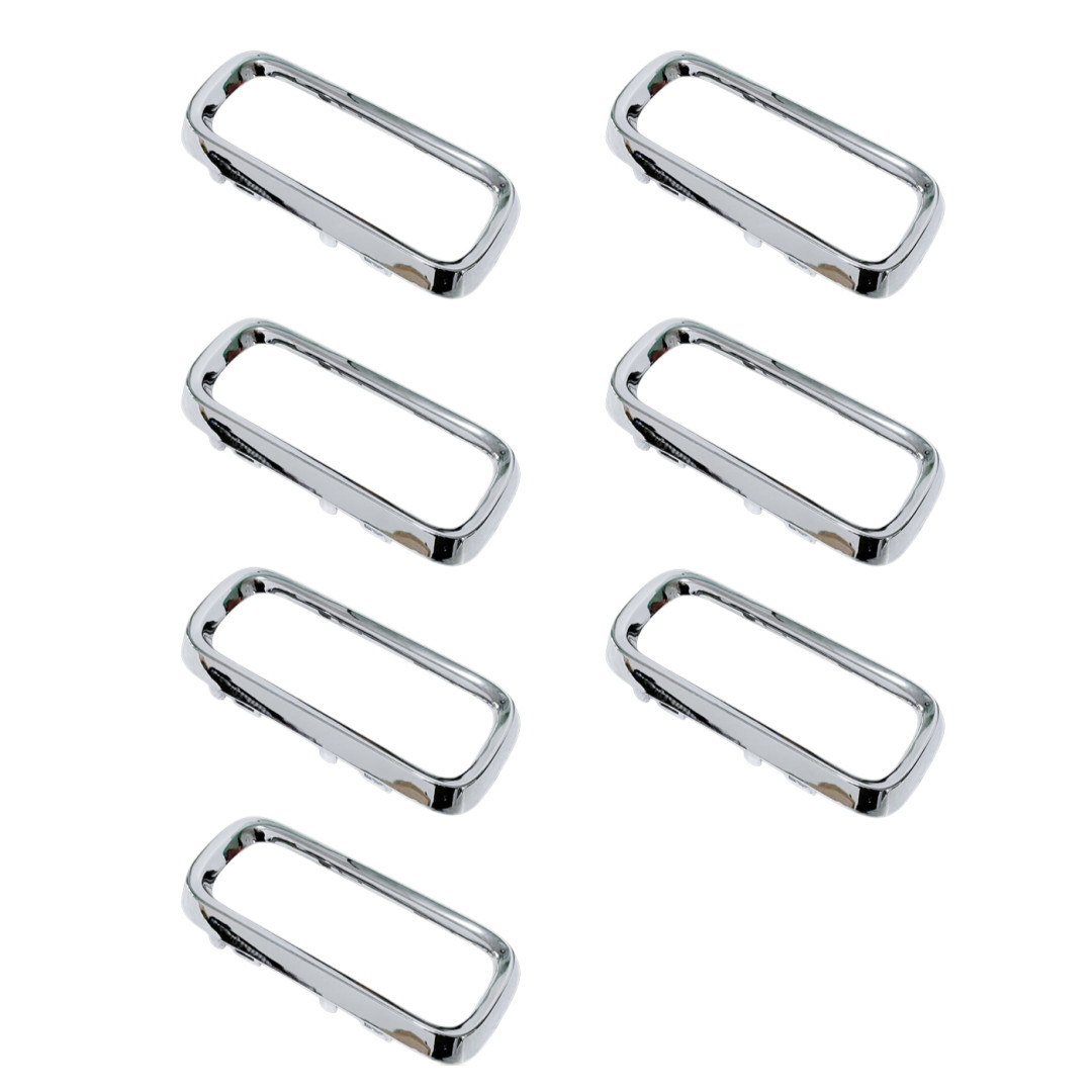For Jeep Renegade 2015 2016 2017 2018 1 Set Grille Trim Ring Chrome