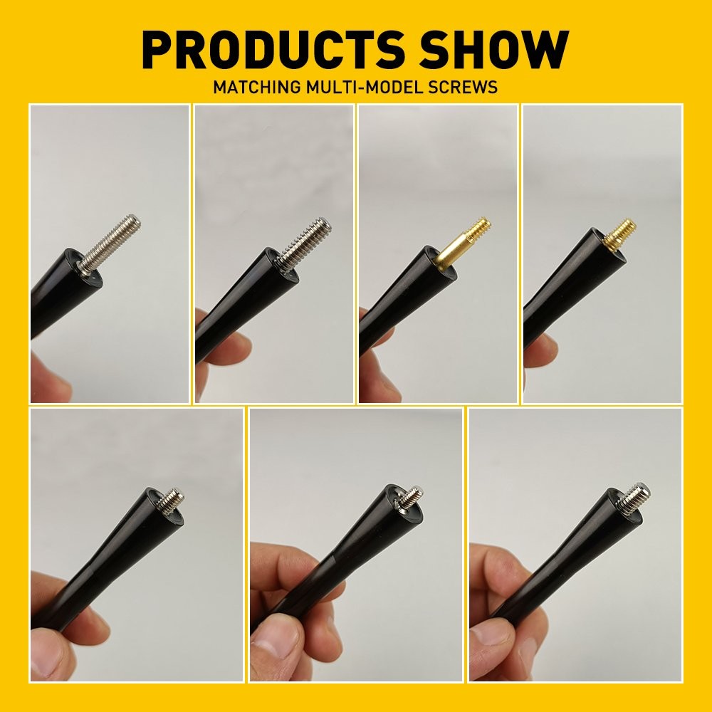 For Chevy Silverado GMC Sierra 7″ Short Car Signal Antenna Radio AM FM Black