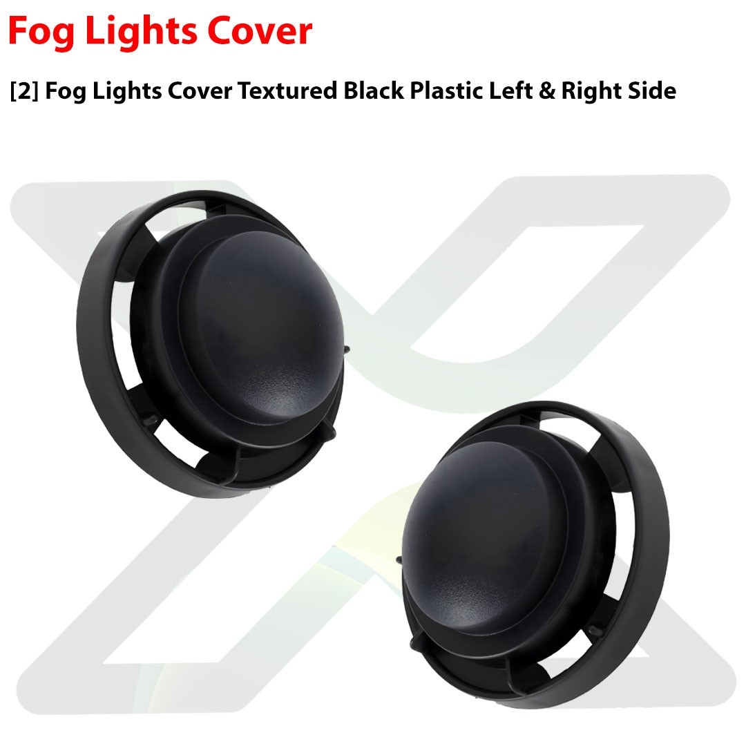 Front Fog Lights Cover Textured Left & Right Side For 2014-2015 Chevrolet Camaro