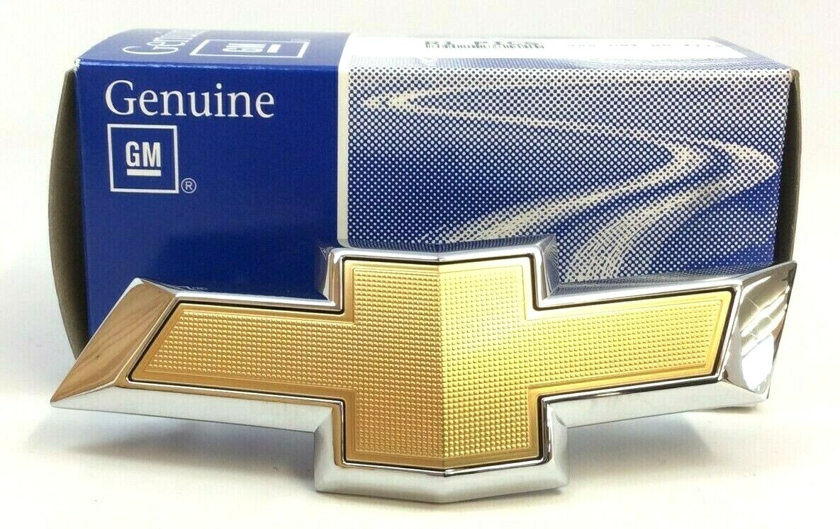 Chevrolet Cruze Volt Bowtie front grille gold Emblem new OEM 23382552