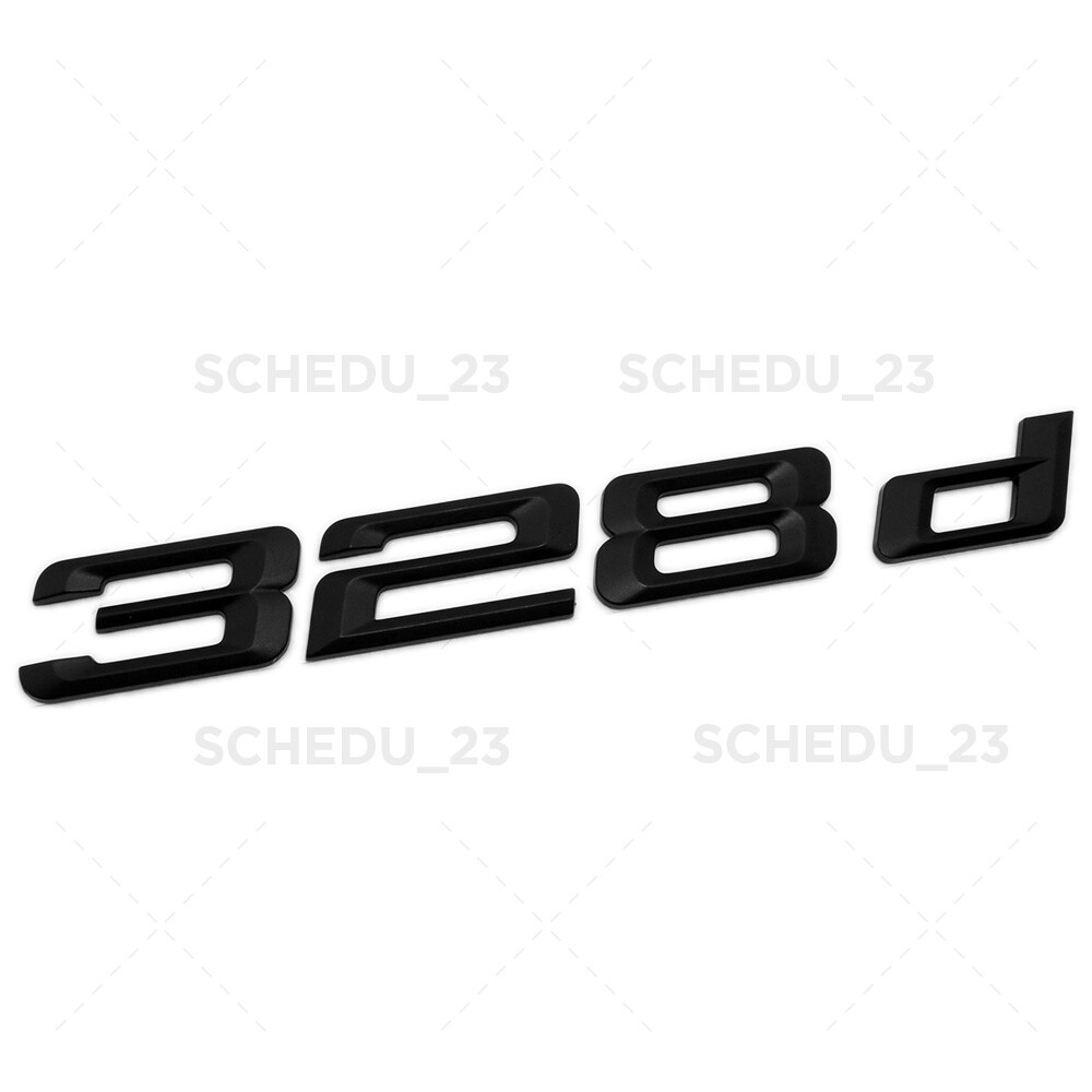 14-18 Matte Black 328d Trunk Lid Nameplate Letter Emblem Badge M Performance F30
