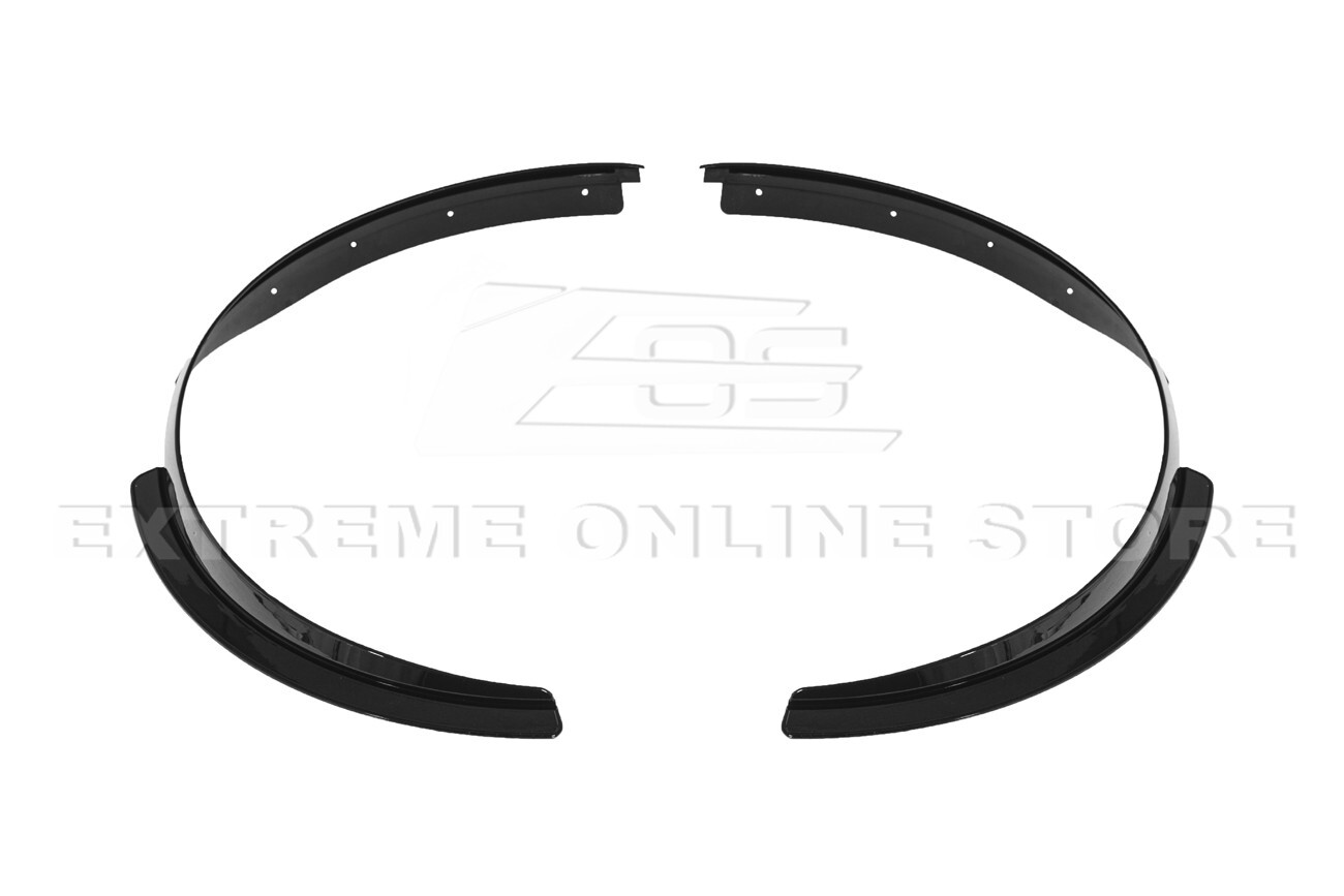 For 20-Up Corvette C8 CARBON FLASH Front Side Wheel Molding Fender Extensions