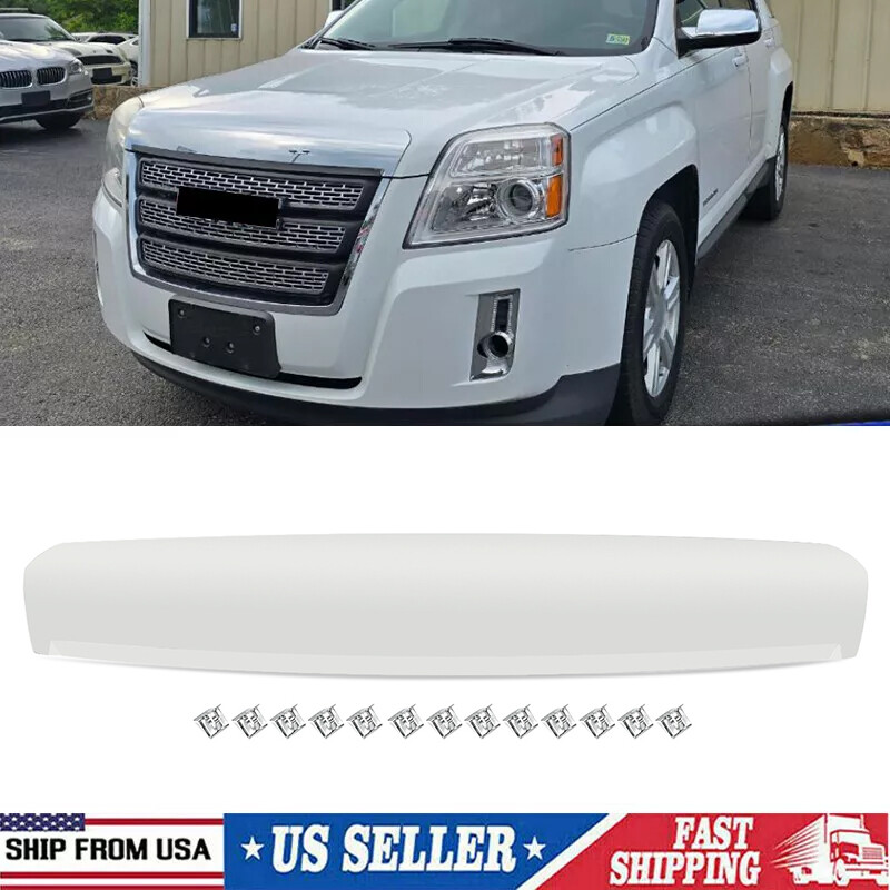 For GMC Terrain SLE SLT Denali 2010-2015 Front Hood Molding Trim Summit White