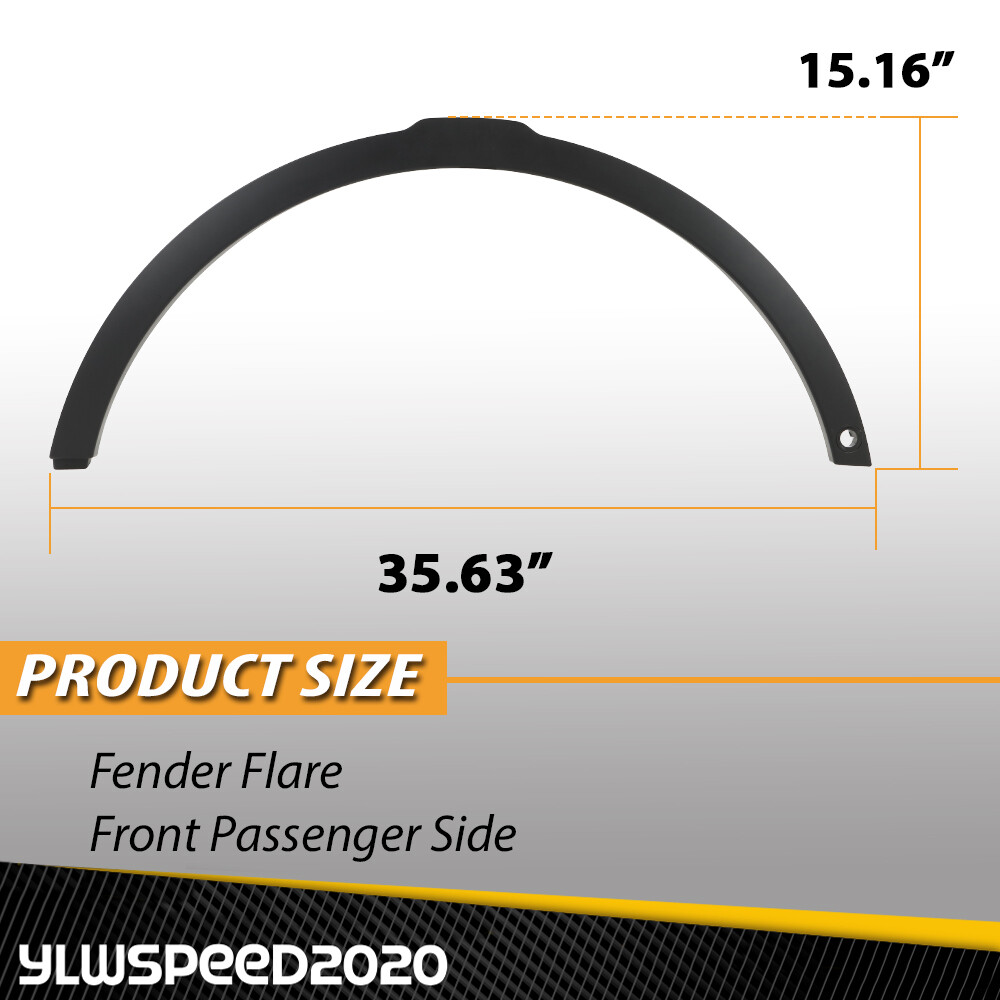 Front Fender Trim w/ Sensor Hole Right Fit For 2014-19 Range Rover Evoque