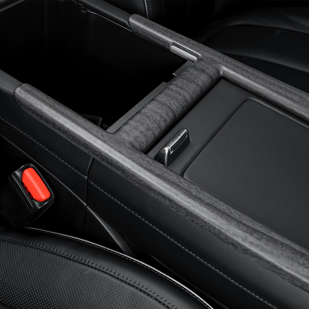 Carbon Center Console Gear Shift Panel Cover Trim For Hyundai Palisade 2023-2025