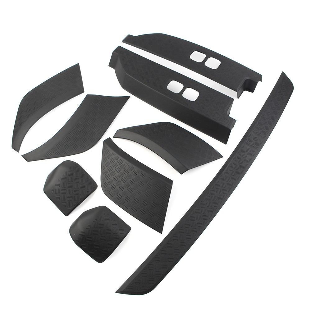 9x For Land Rover Defender 90 110 2020-2023 Matte Black Side Moulding Body Kits