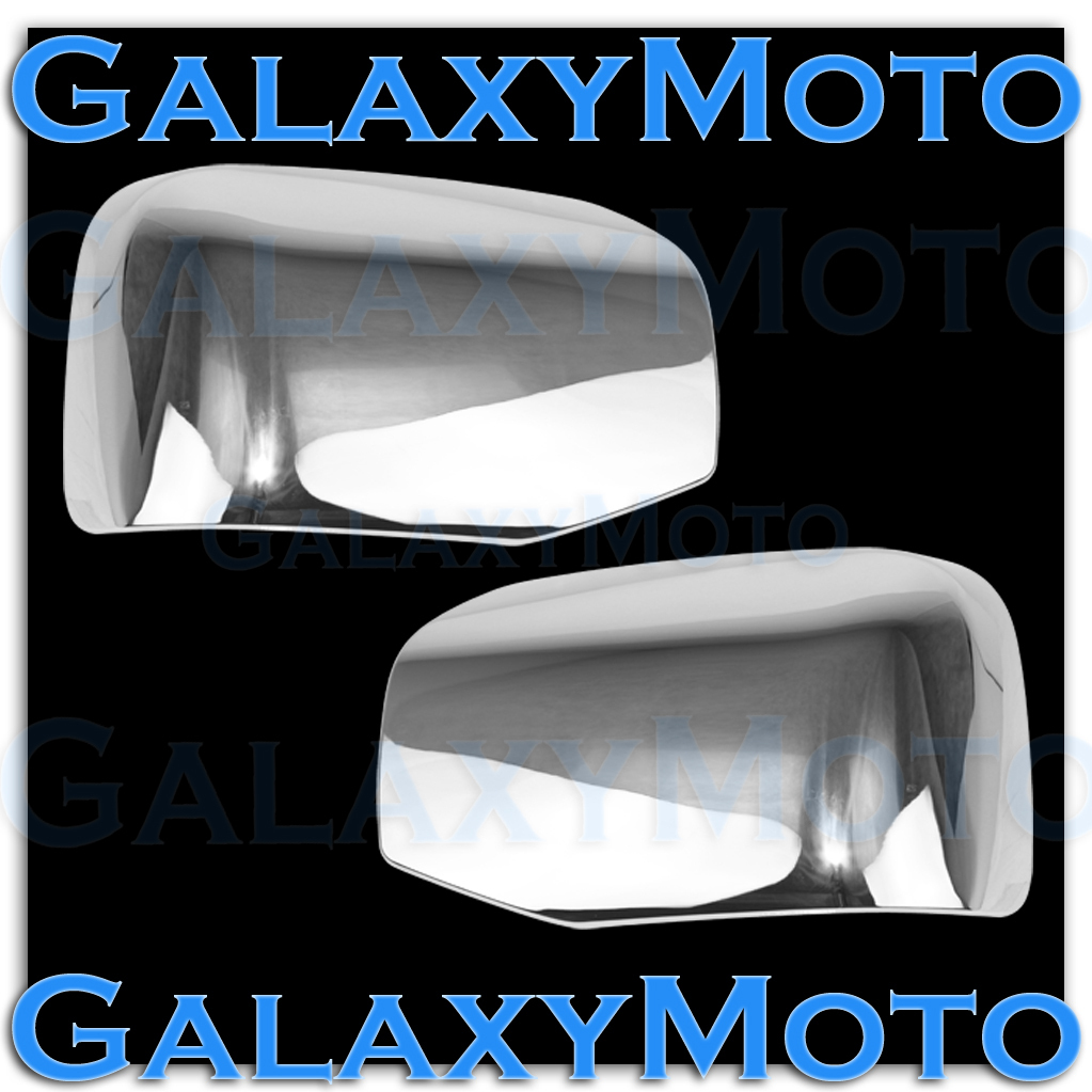 09-15 Honda Pilot Triple Chrome Mirror Covers Trims 2015 for WITHOUT Turn Signal