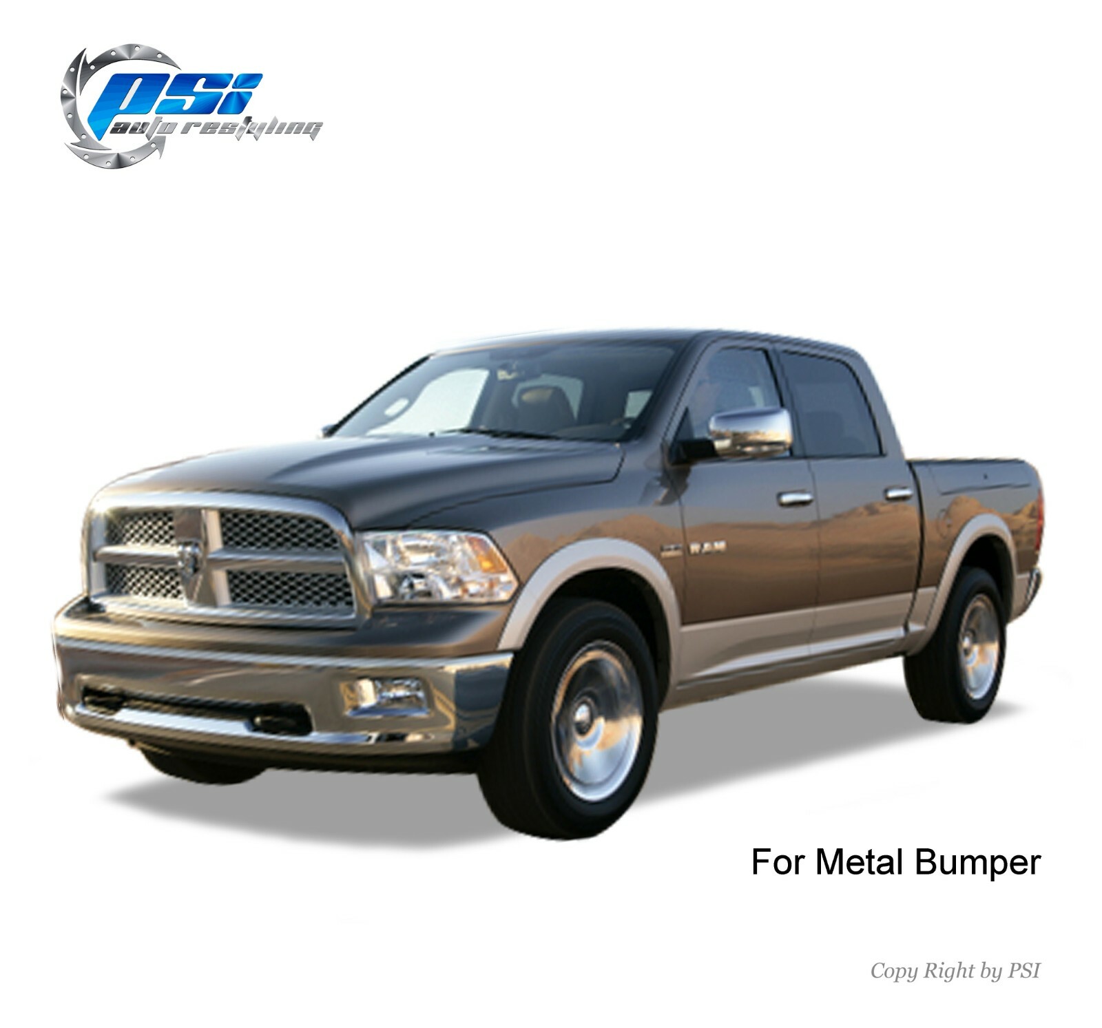 OE Style Fender Flares Paintable Fits Dodge Ram 1500 2009-2018