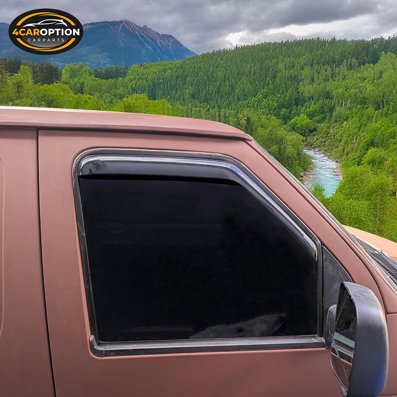 In-Channel Window Visors Fits 92-06 Ford Econoline E-Series Van Rain Sun Guard