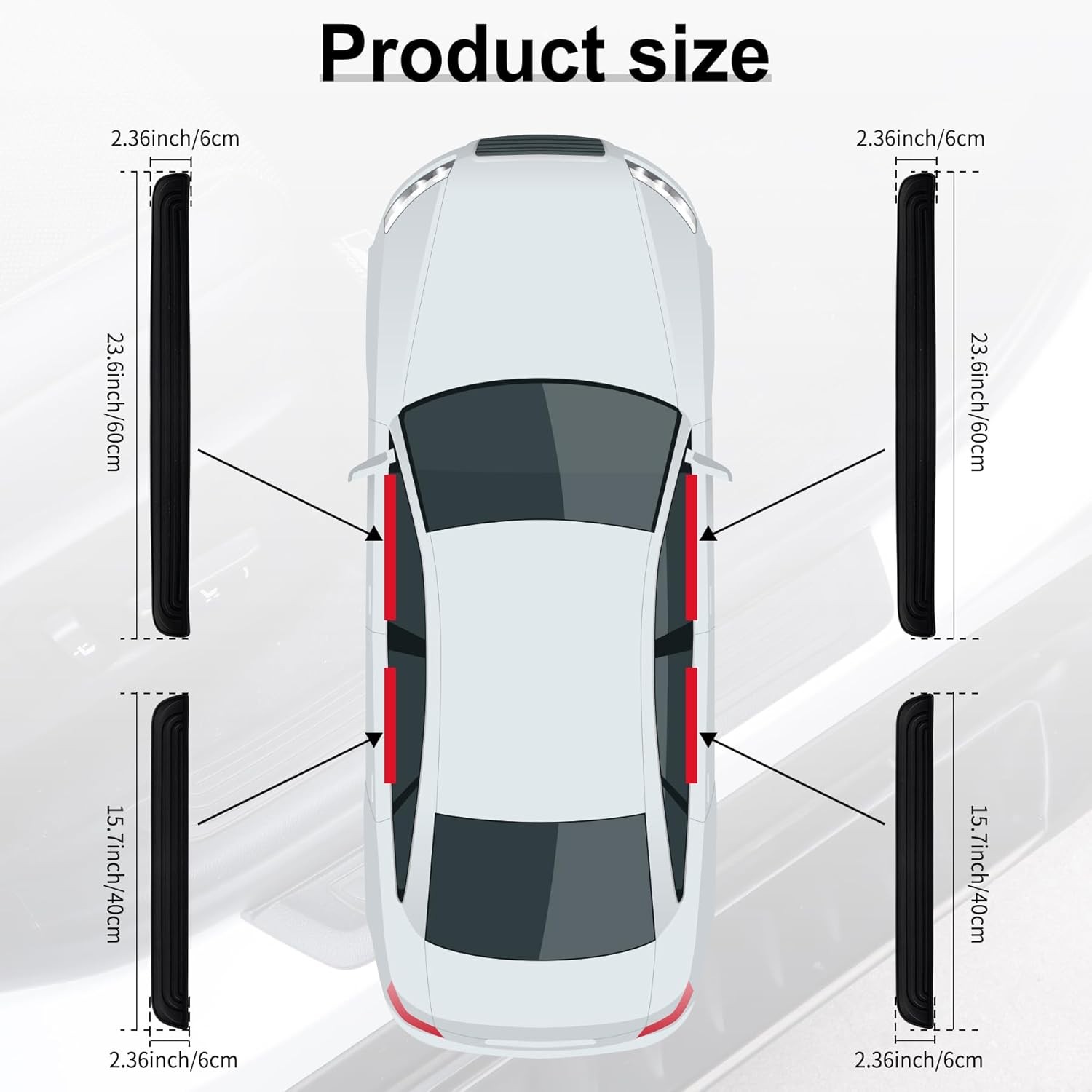 4Pcs Car Threshold Strip Door Plate Sill Scuff Cover Stickers Chevrolet Heritage