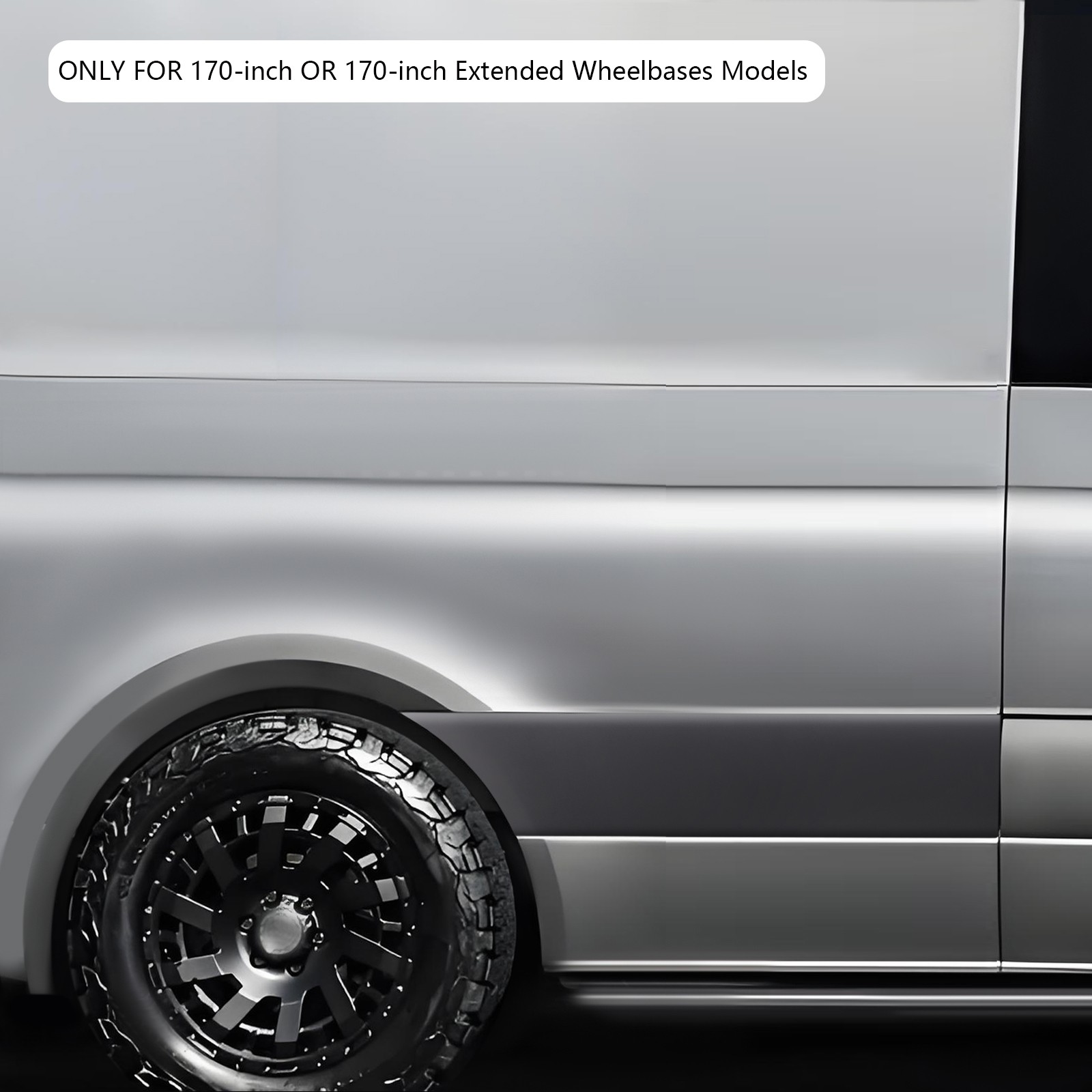 Right Rear Trim Molding Cover for 2019-2024 Mercedes Sprinter W907 170″ Models