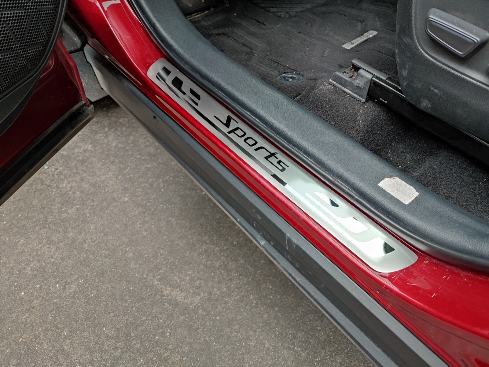 For Subaru 2022 Universal Steel Door Panel Sill Scuff Palte Guard Trim Auto Part