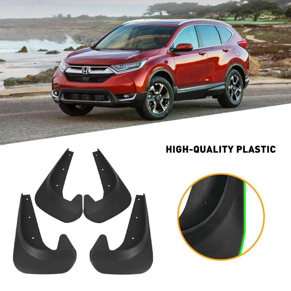 Universal Car Mud Flaps Splash Guards for Front or Rear (Hardware Included) 4pcs