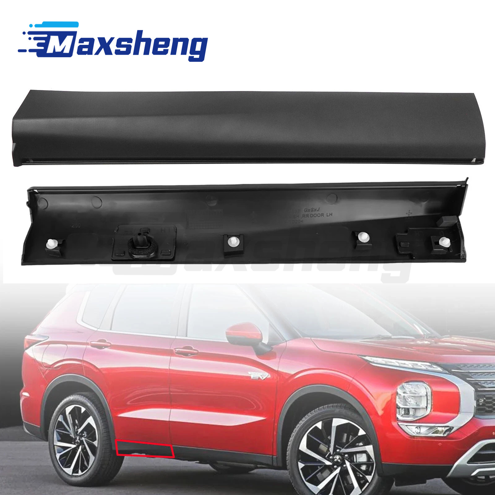 Left Right Rear Door Trim Molding Lower 5757A601 5757A602 For Mitsubishi Outland