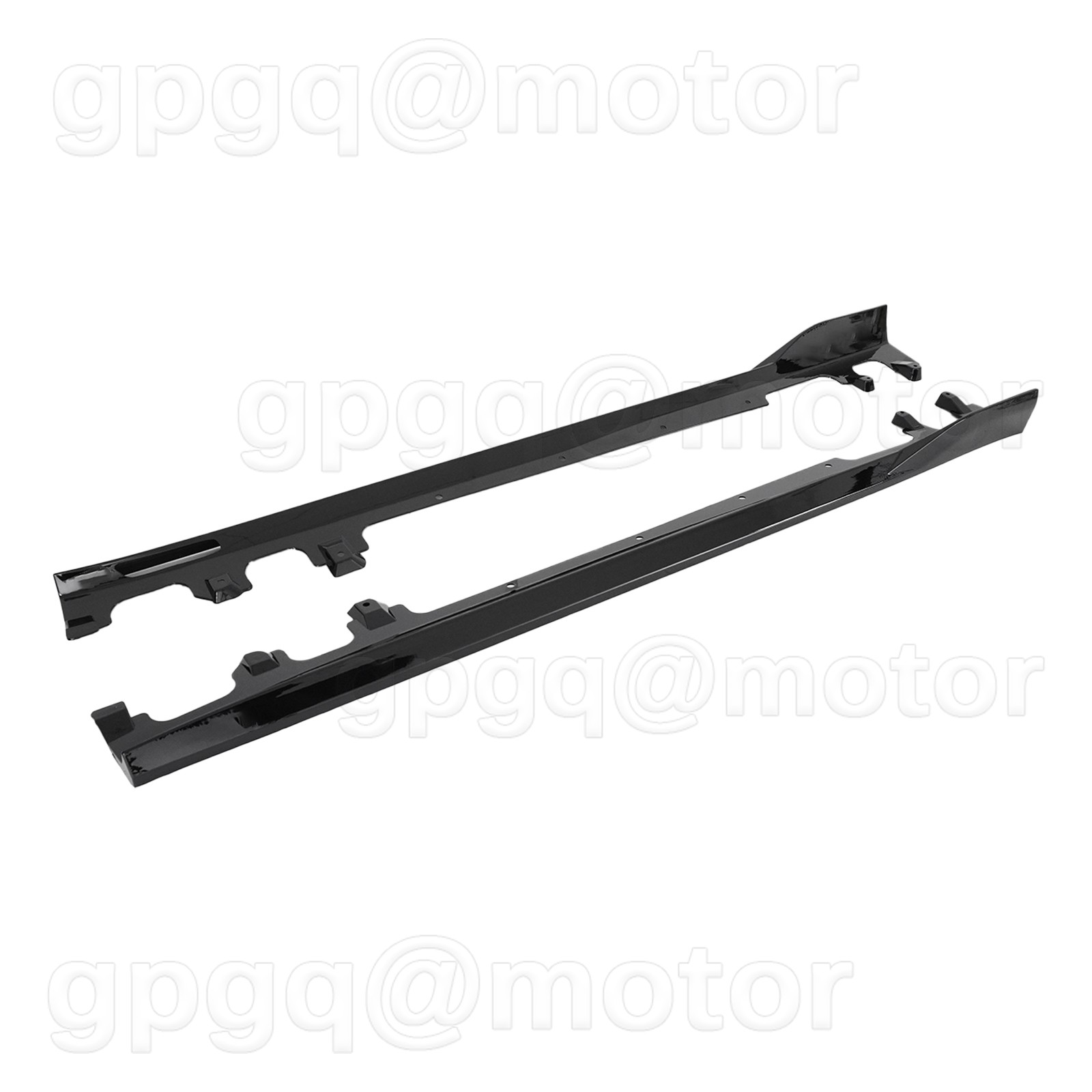 For BMW F95 G05 X5 M-Sport & X5M 19-25 GT Style Side Skirt Extension Gloss Black