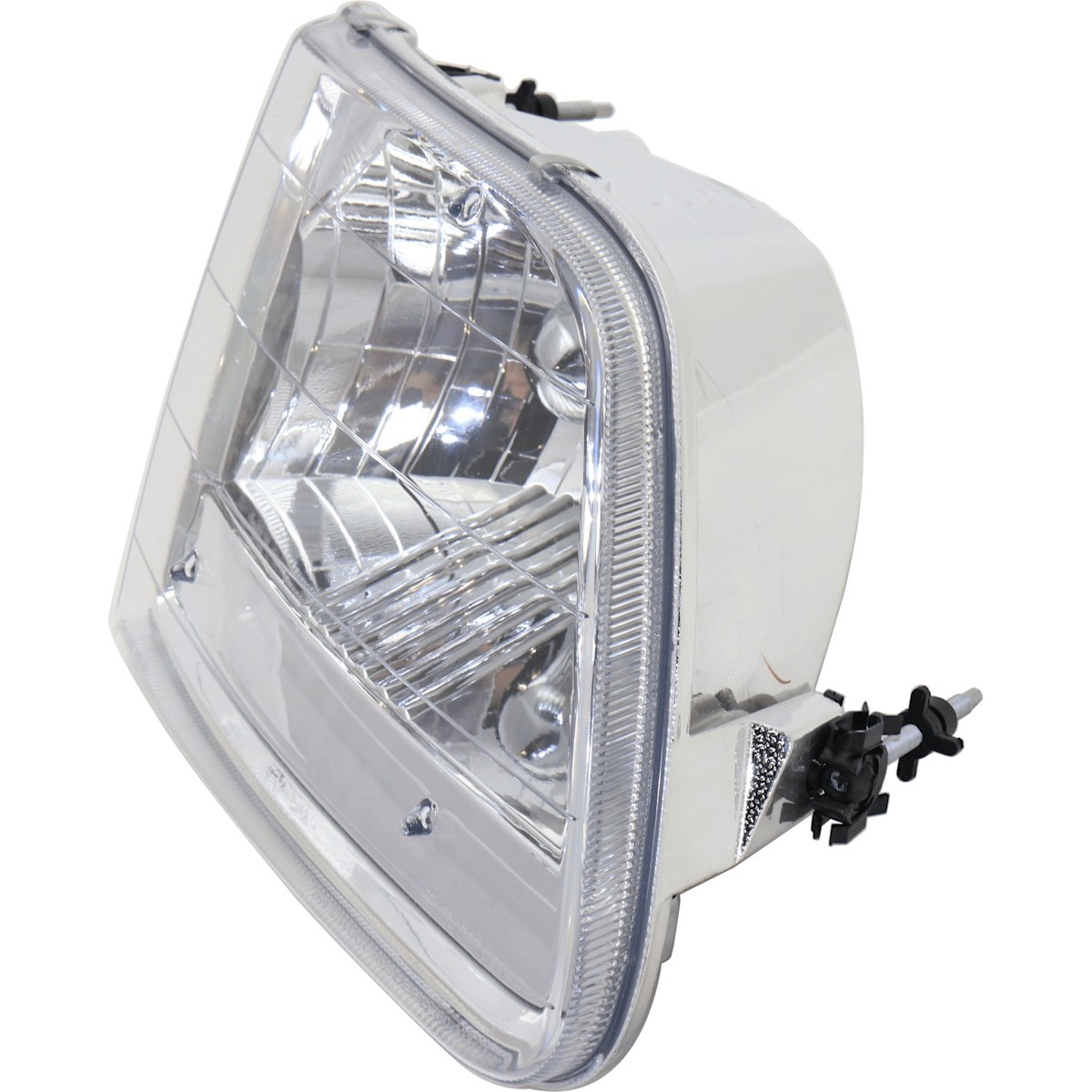 Headlamp Kit For 2001-2003 Ford F-150 Left Right Halogen Assembly w/ Bumper Trim