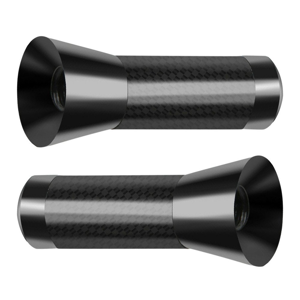 Black Carbon Fiber TRD Sports Short Antenna For Toyota 1.4″ General Purpose US