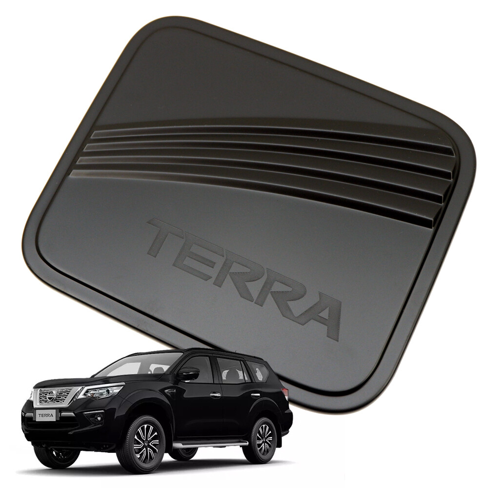 Fuel Cap Oil Tank Cover Trim Matte Black For Nissan Terra SUV 2018 2019