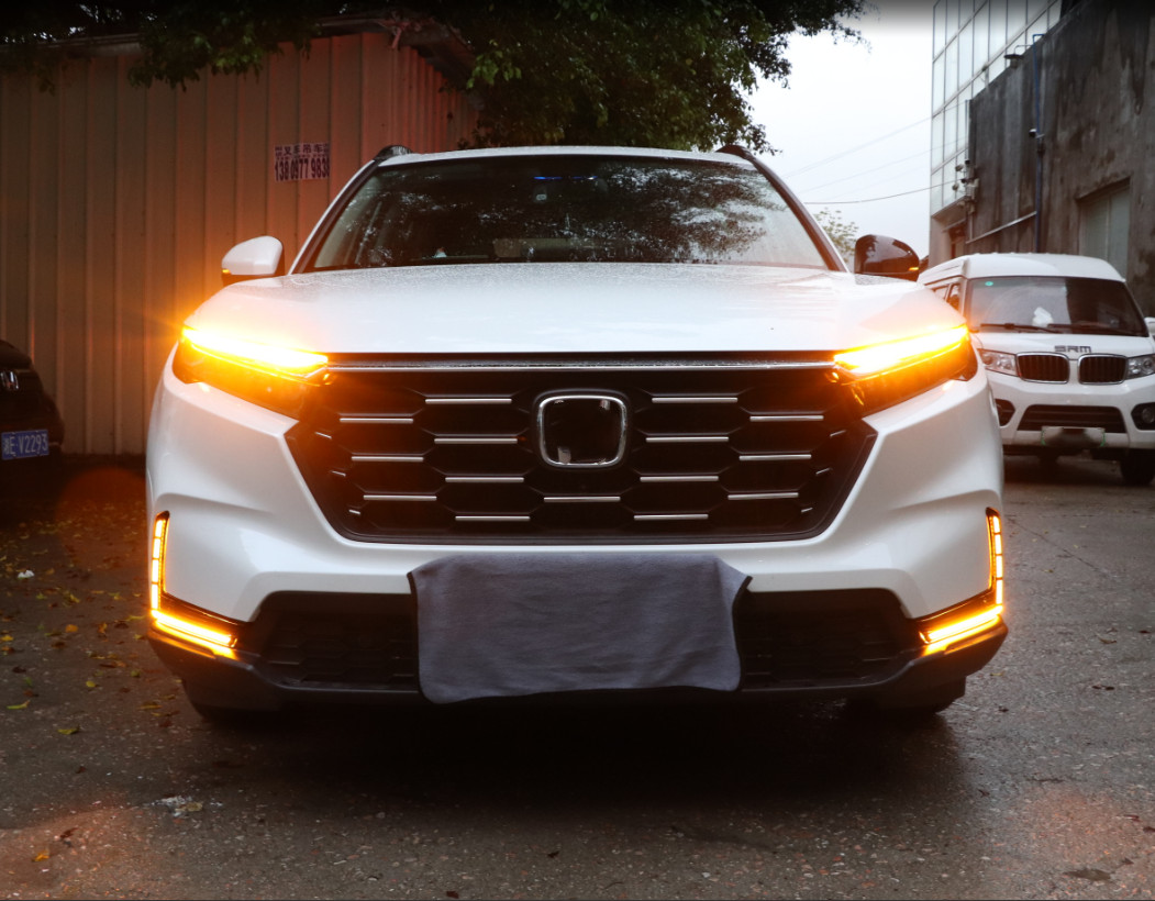 LED DRL Daytime Running Light Kit Fog Lamp For Honda CR-V CRV 2023 2024