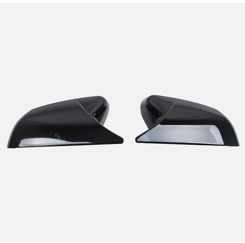 2pcs Glossy Black OX Horn Rearview Mirror Cover Trim For Toyota RAV4 2026