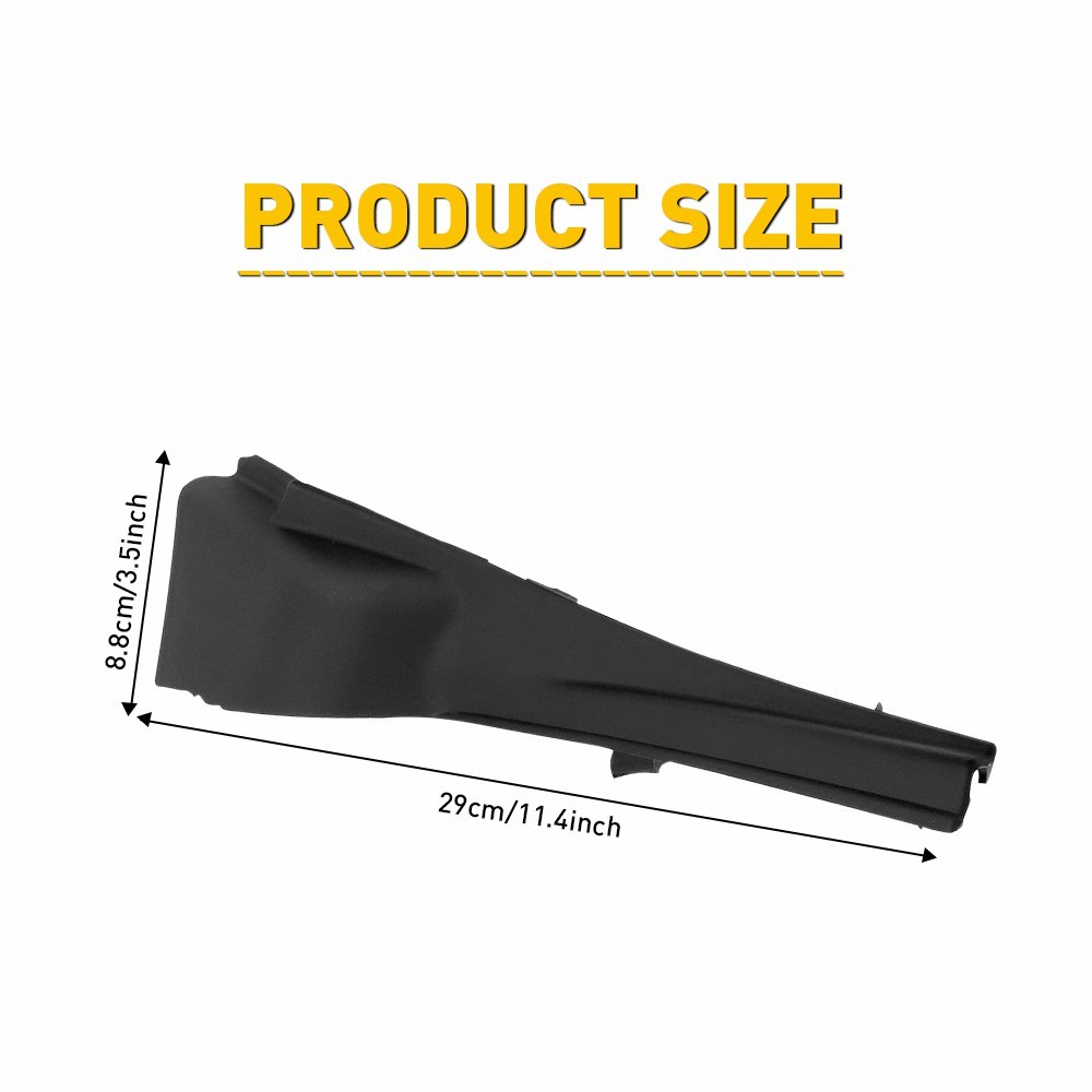 Windshield Wiper Cowl Extension Trim Black For 2015-2024 2017 Nissan Murano