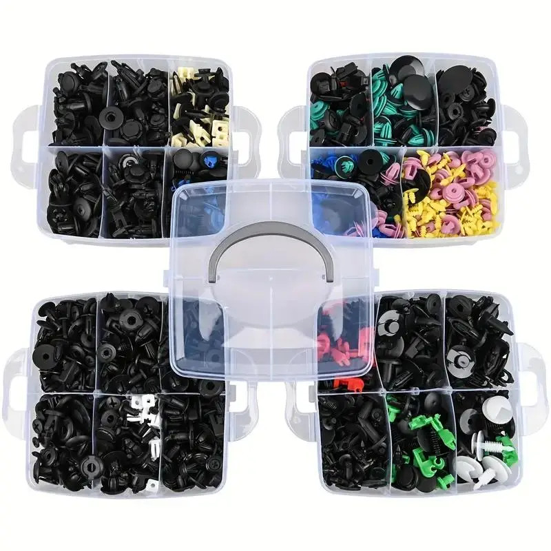1295Pcs Car Retainer Clips and Auto Fasteners Assortment-38 Most Popular Sizes