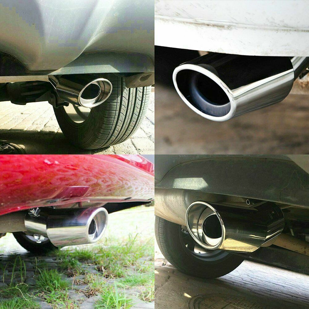 For Lexus UX 200 250h 2019-22 Steel Exhaust Muffler Tail Pipe Tip Tailpipe Trim