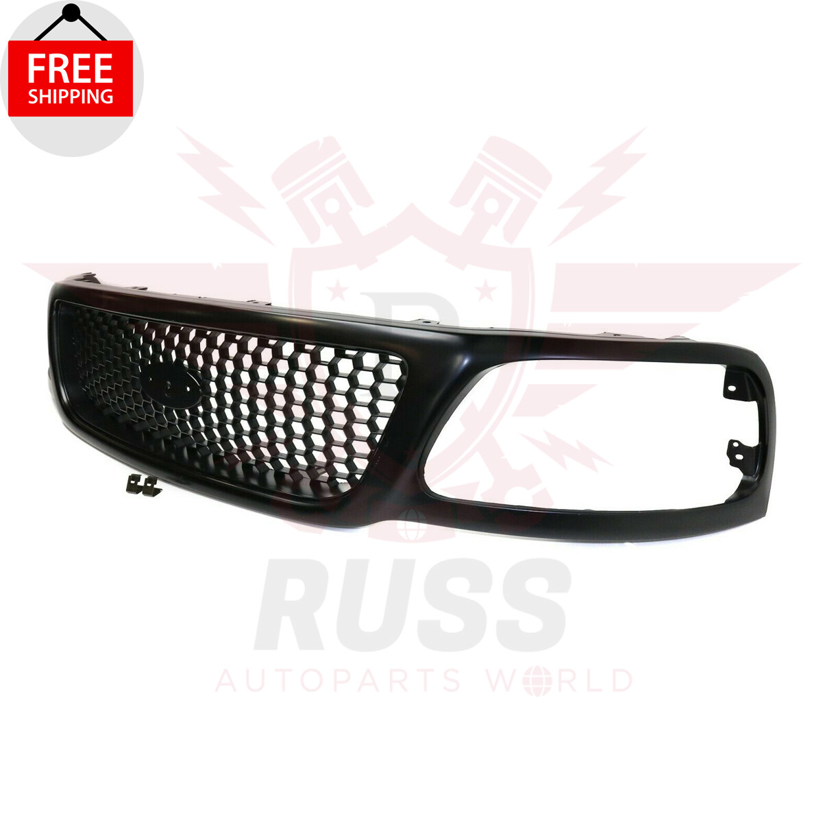 New Front Grille Honeycomb Insert Black Fits 1999-2003 Ford F-150 FO1200381
