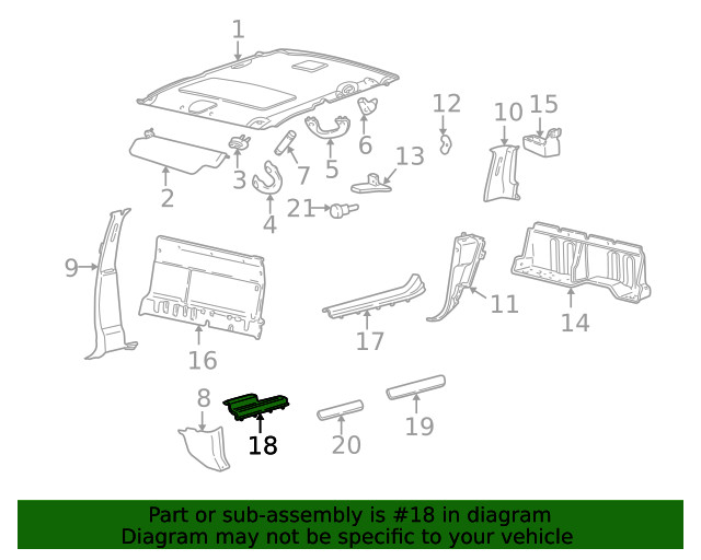 Genuine Ford Door Sill Plate YL3Z-1613228-AAB