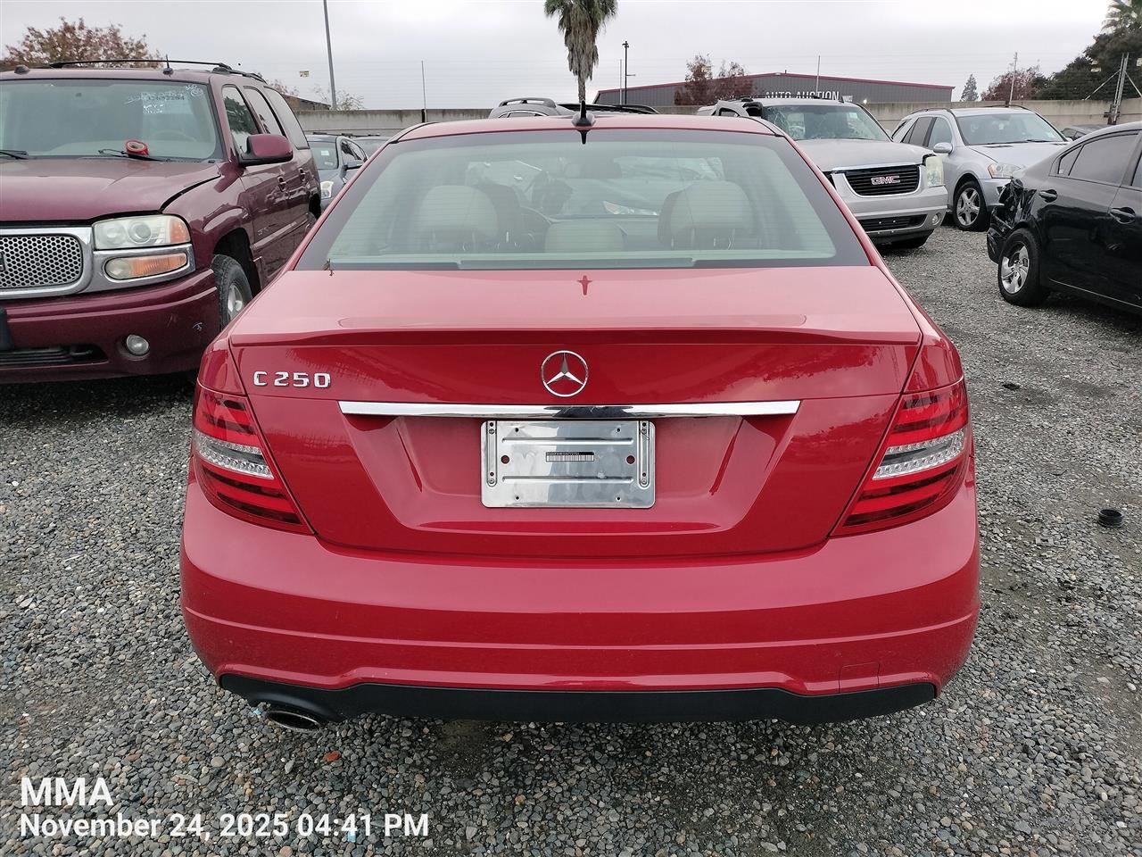 LEFT REAR DOOR MOULDING OEM 2010 MERCEDES-BENZ C250 204 730 01 80