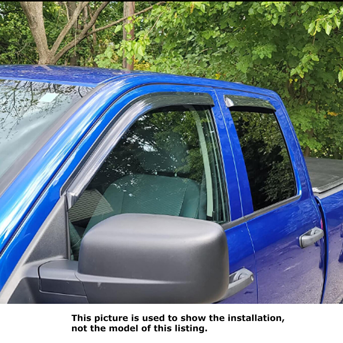 Rain Guards Window Visor Vent Shade for 2012-2016 Subaru Impreza Hatchback