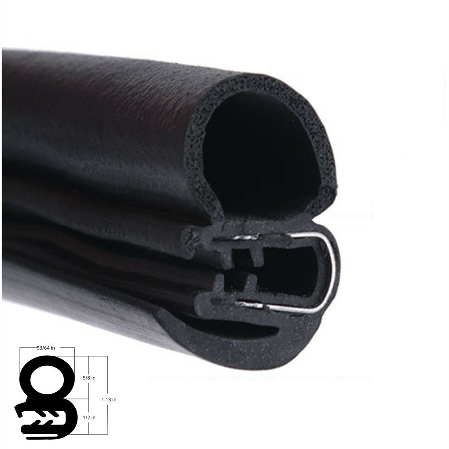13FT Seal Strip Car Body Door Weatherstrip Protector Rubber Soundproof Dustproof
