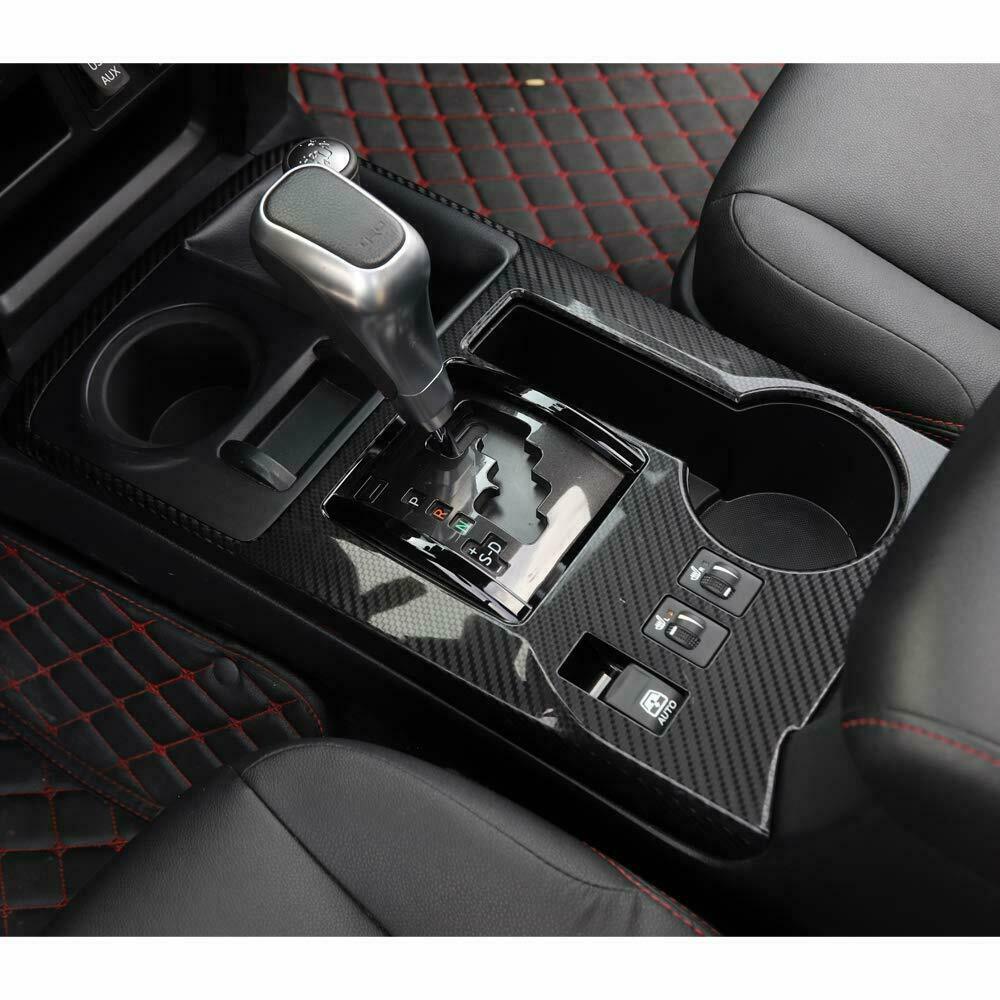 Central Gear Shift Panel Trim Decor Cover Bezels for 4Runner 10+ Accessories USA