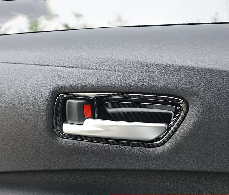 For Toyota Corolla 2019-2023 Carbon Fiber Interior Door Handle Bowl Cover Trim