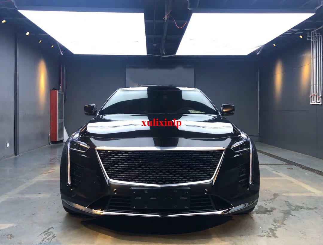 For Cadillac CT6 2019-2020 Stainless Chrome Front Bumper Bright Strip Cover Trim