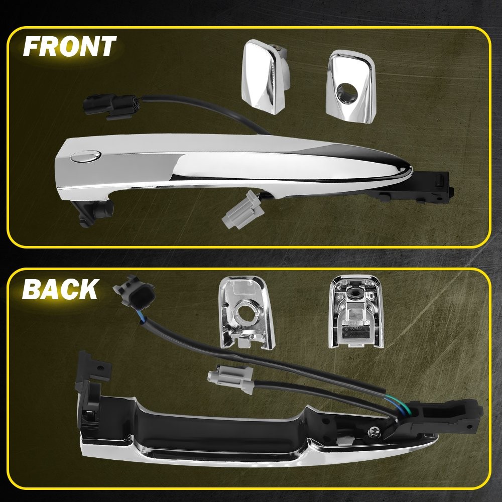 Left Right Side Exterior Door Handle Fit 2013-2018 Nissan Sentra S, SL, SR SV