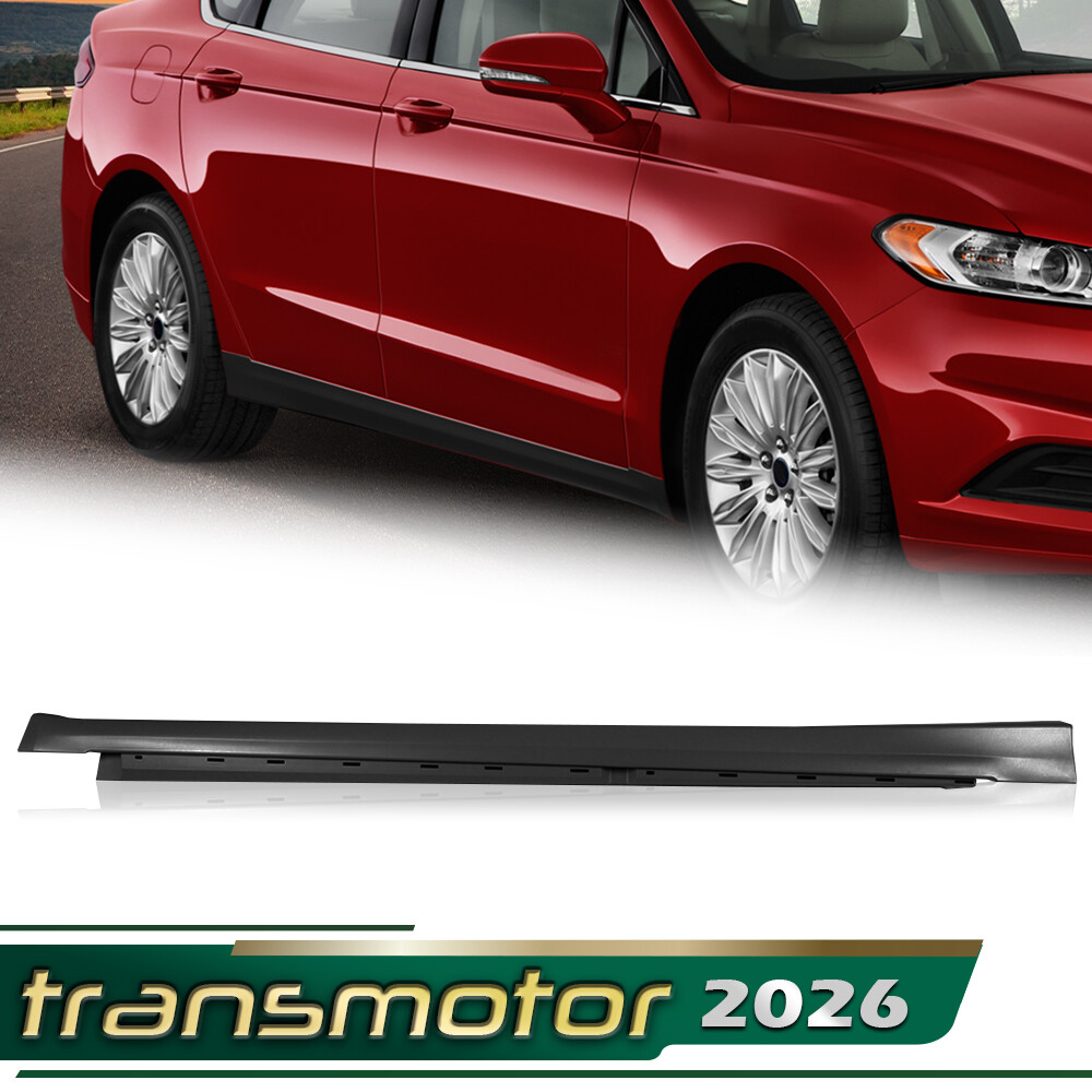 Exterior-Rocker Panel Molding Trim Pair/Left/Right Fit For Ford Fusion 2013-2016