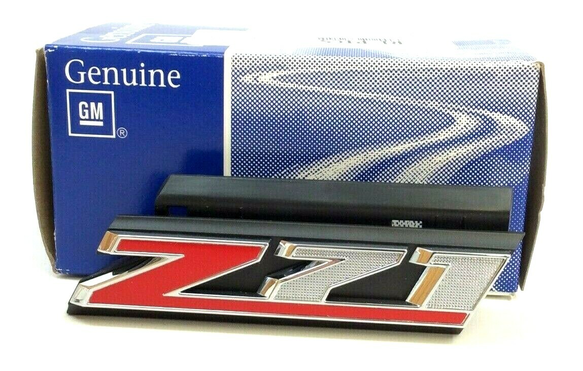 2015-2019 Chevrolet Silverado 2500 3500 Front Grille red Z71 Emblem Badge OEM