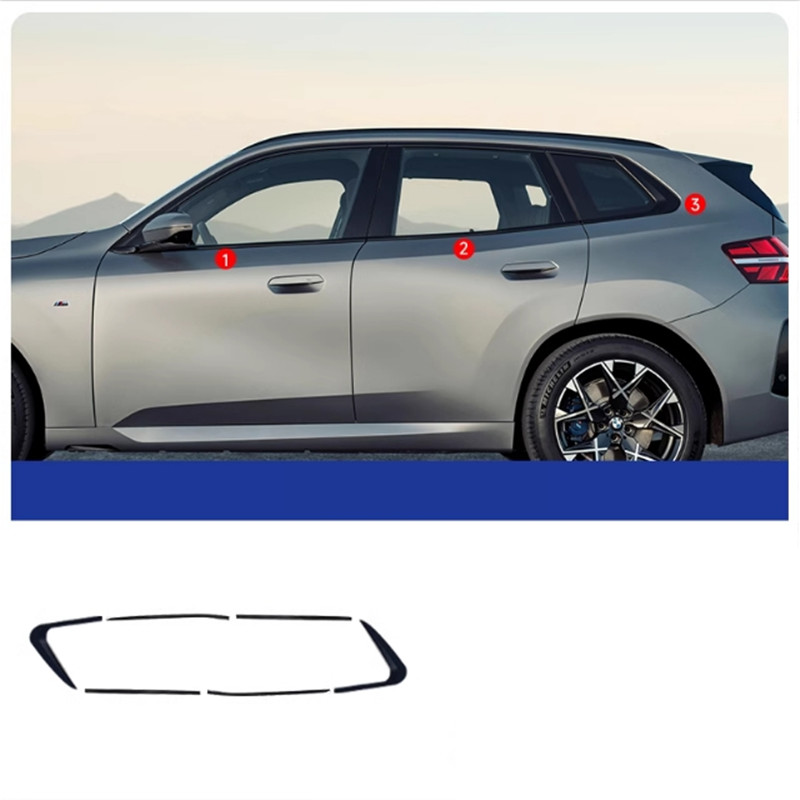 Chrome Black Car Window Bottom Strip Moulding Cover for BMW X3 G45 2025-2026