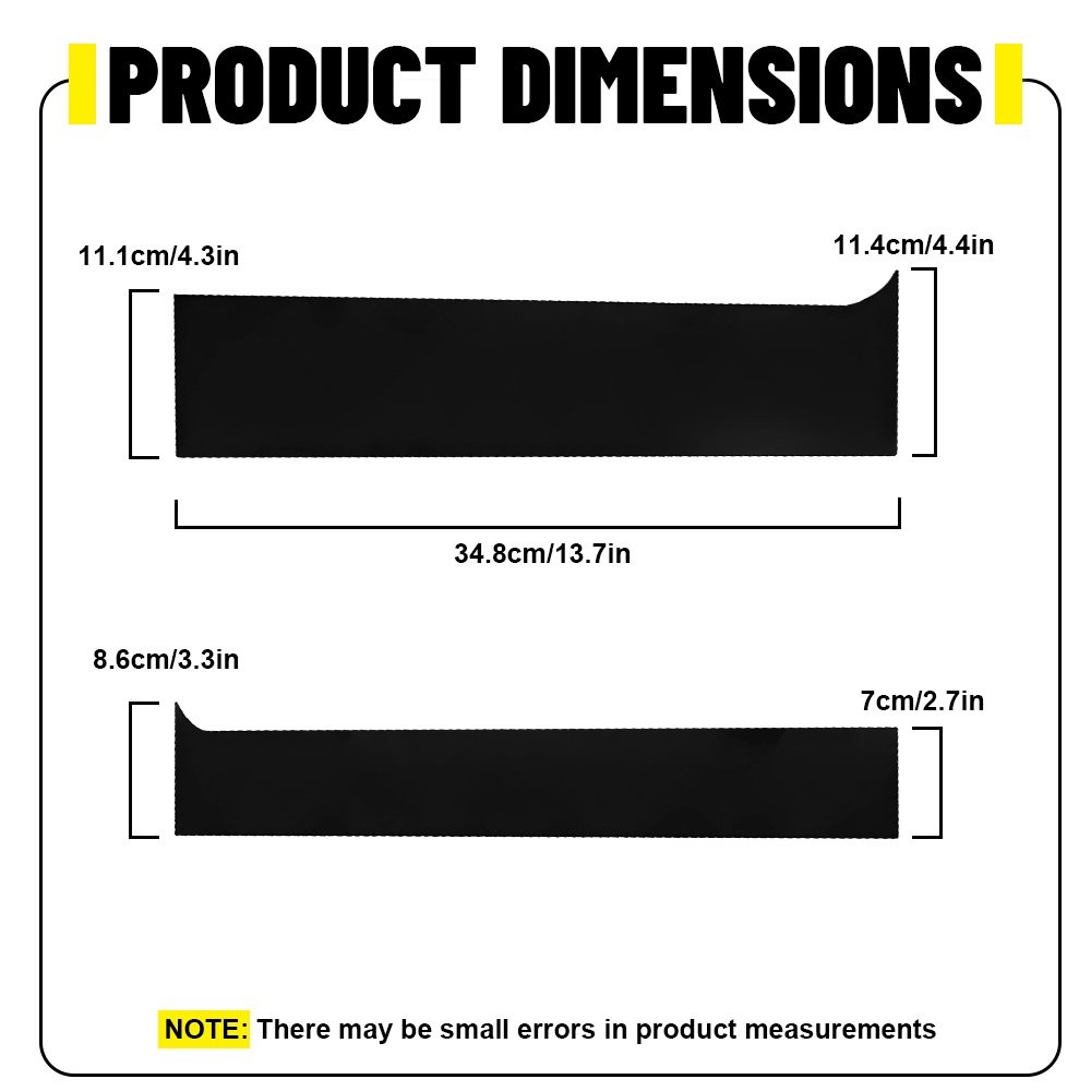 US Polished Black Pillar Posts Door Trim For Chevy Colorado GMC Canyon 2015-2022