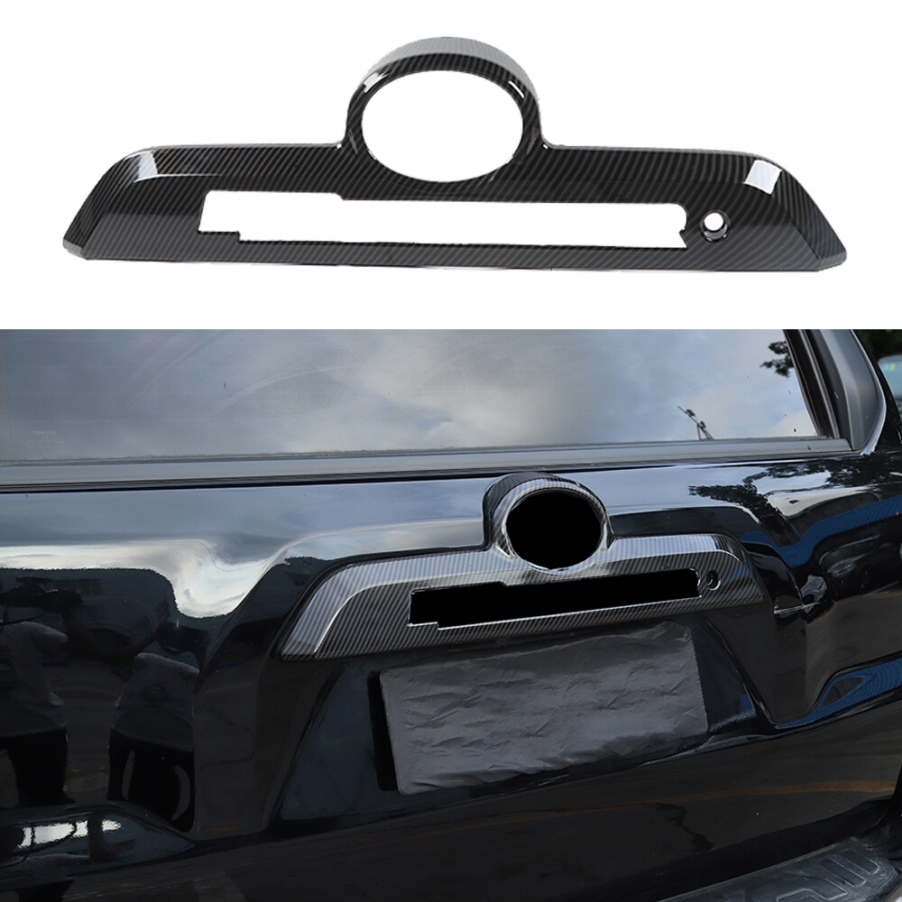 ABS Carbon Fiber Look Tail Door Handle Cover Trim For 4Runner 2010-2023